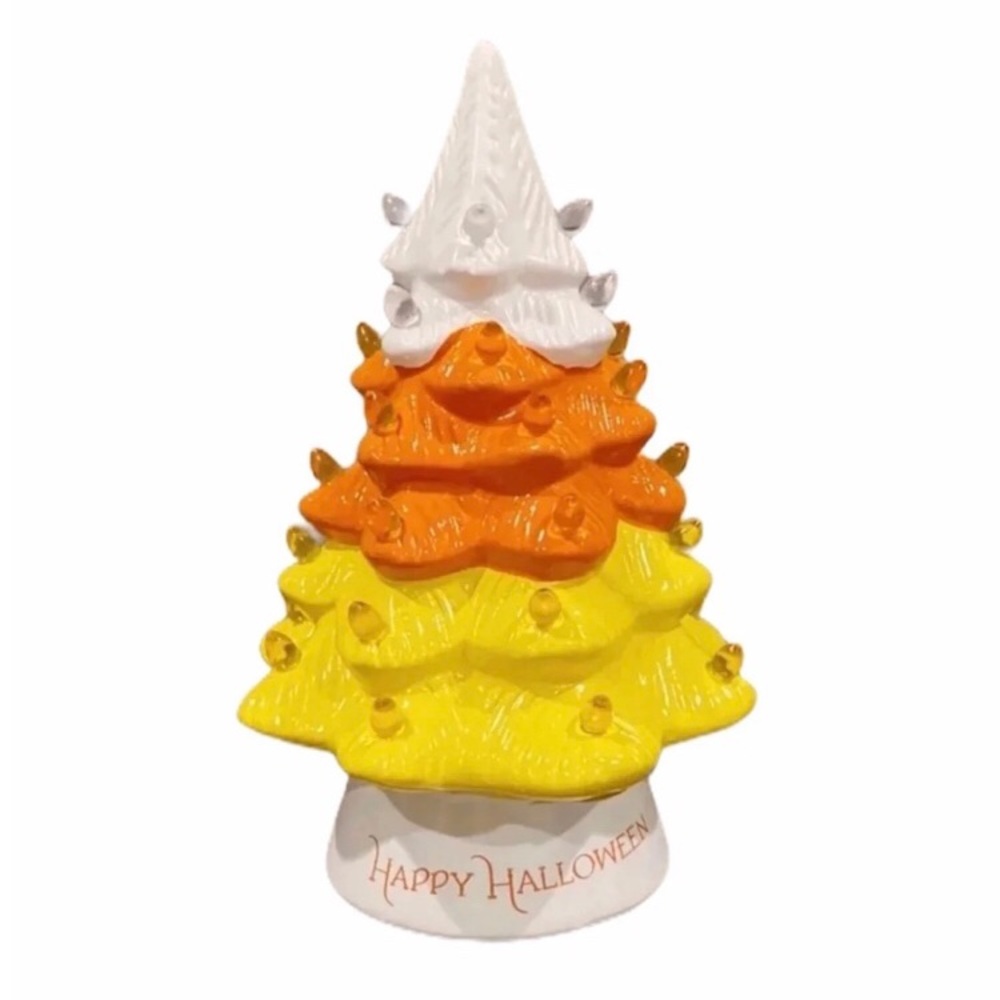 COPY - Candy Corn Halloween Light Up Tree